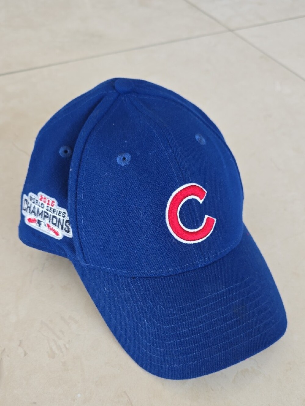 2016 World Series Champions Chicago Cubs Hat - Blue with Cubs Logo